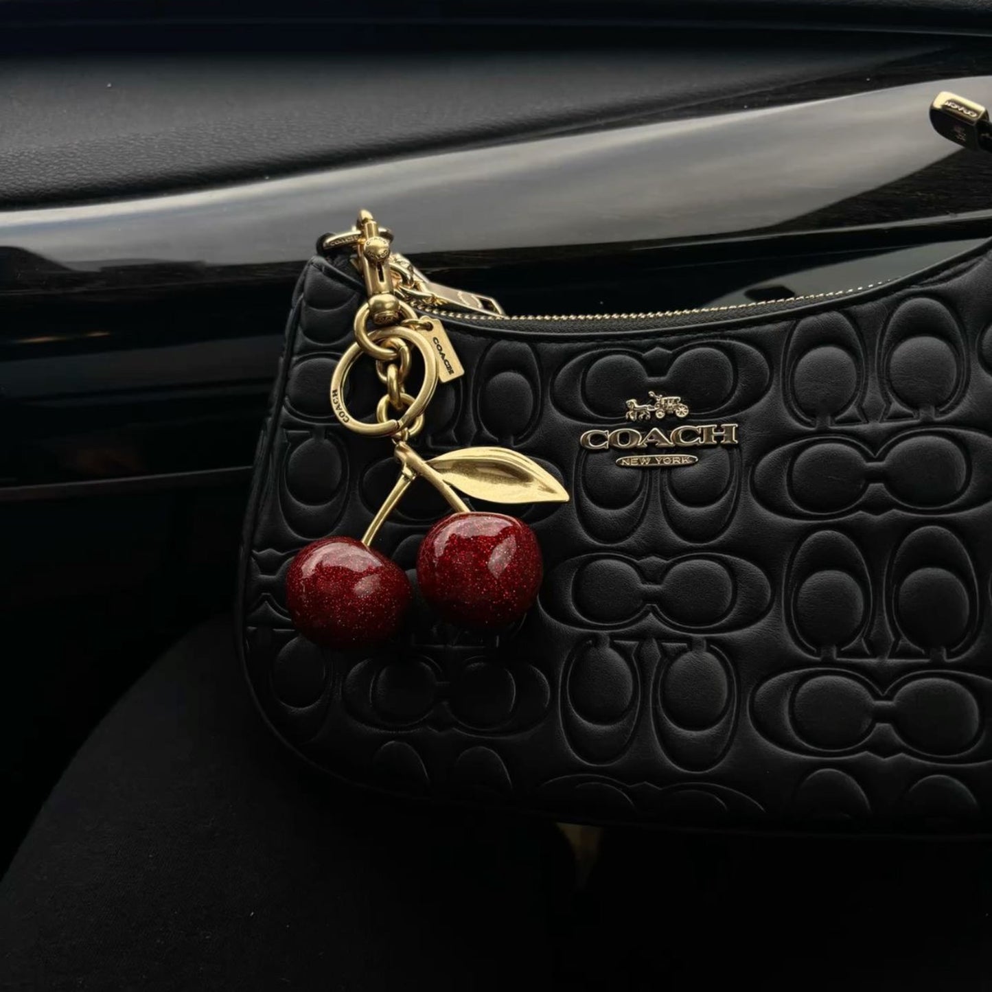 Coach | Cherry Charm (With logo & box)