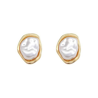 Korean Shell - Pearl Studs