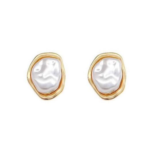 Korean Shell - Pearl Studs